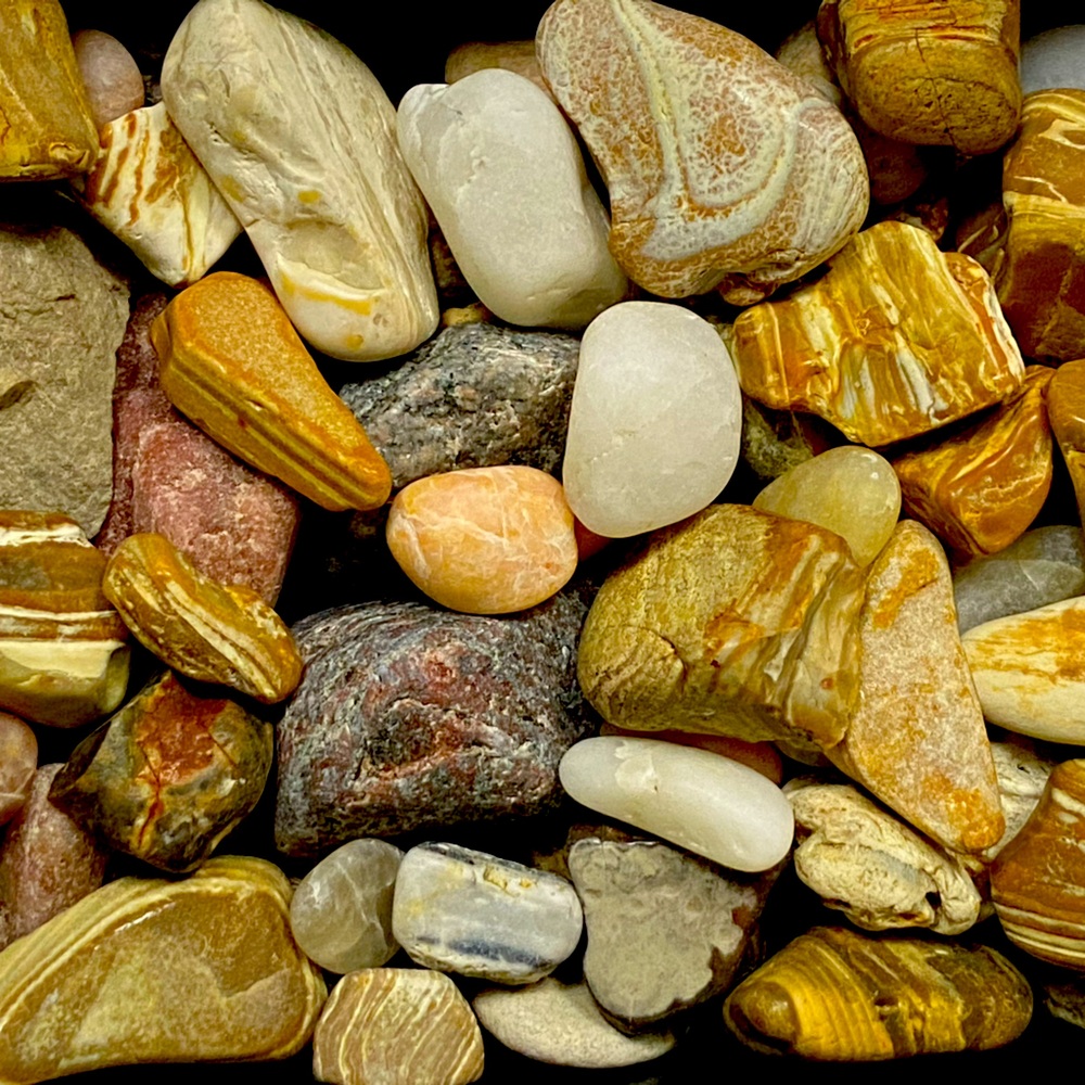 Tumbled rocks